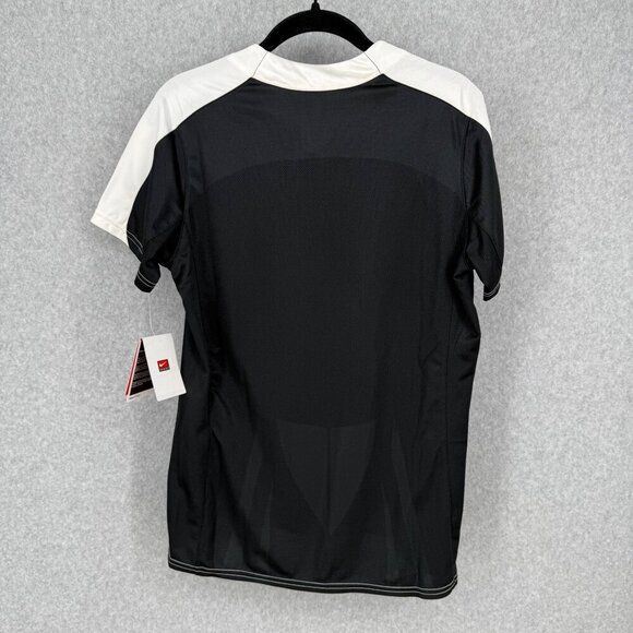 Nike Womens US Team Game Soccer Jersey Size M Black White Short Sleeve Plain NWD - Picture 5 of 15